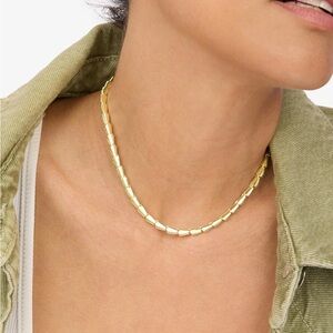 Melinda Maria Serpent Collar Gold Necklace 18”
